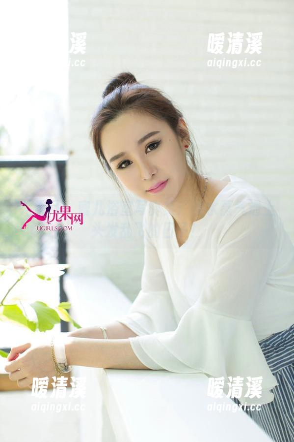 尤果网 - 蜜儿浴室写真集：当水蒸气遇上头发乱飞的日子！